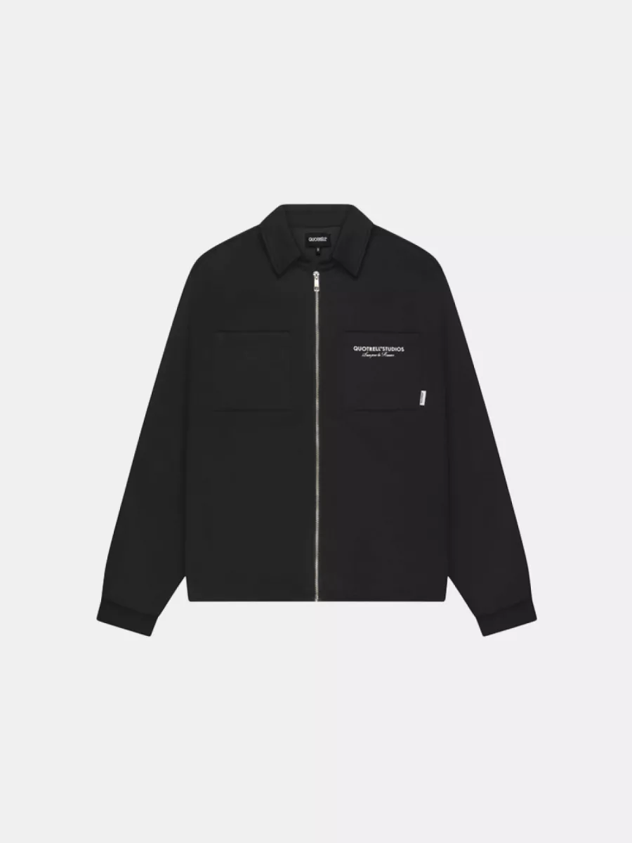 Quotrell lagos overshirt black