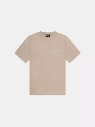 Quotrell musa t-shirt greige/white
