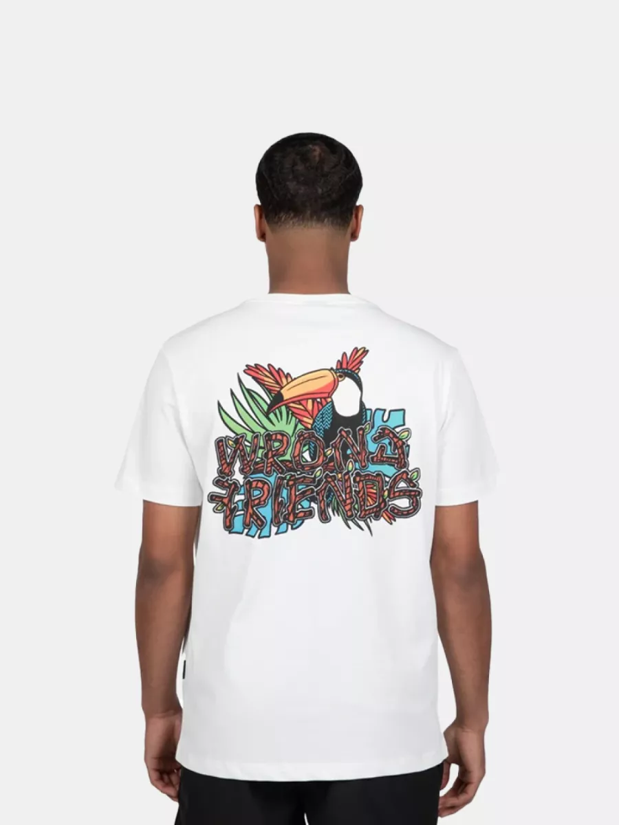 Wrong Friends eden roc t-shirt coconut white
