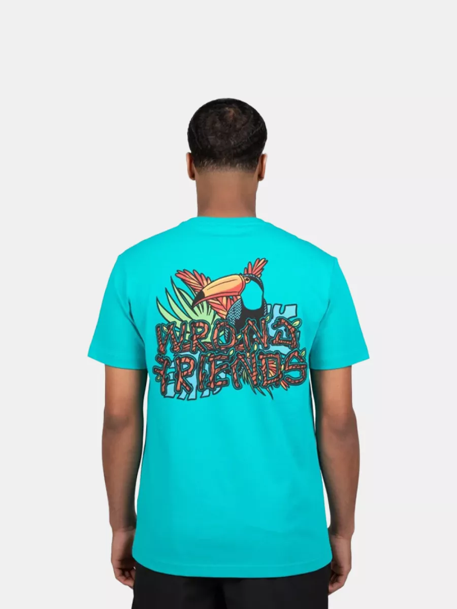 Wrong Friends eden roc t-shirt dark turquoise