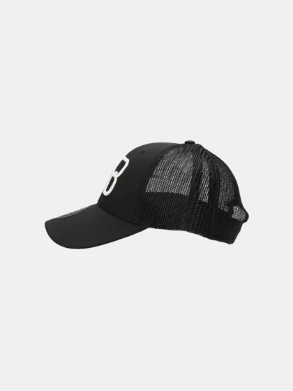 AB Lifestyle retro trucker cap jet black/white swan