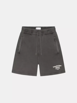 Croyez fraternite shorts acid wash