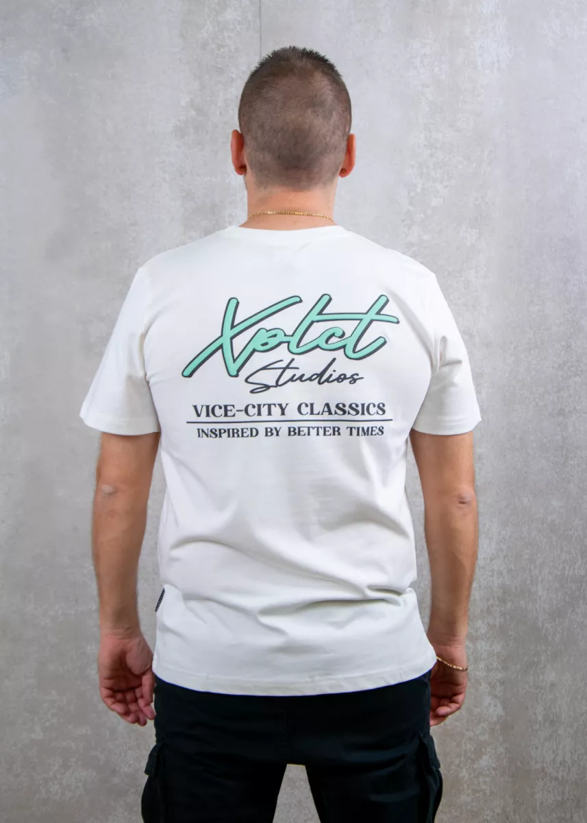 XPLCT vice tee off white