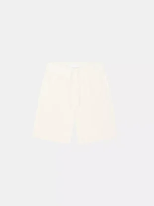 Croyez fraternite towelling shorts off-white