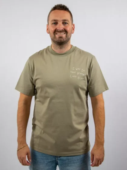 Croyez in your dreams t-shirt dusty olive