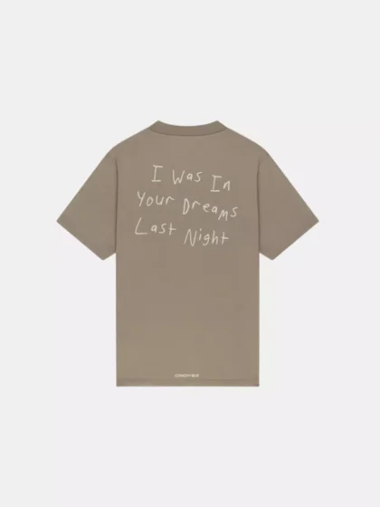 Croyez in your dreams t-shirt dusty olive