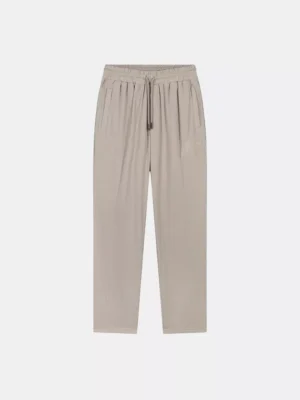Malelions straight seersucker pants taupe