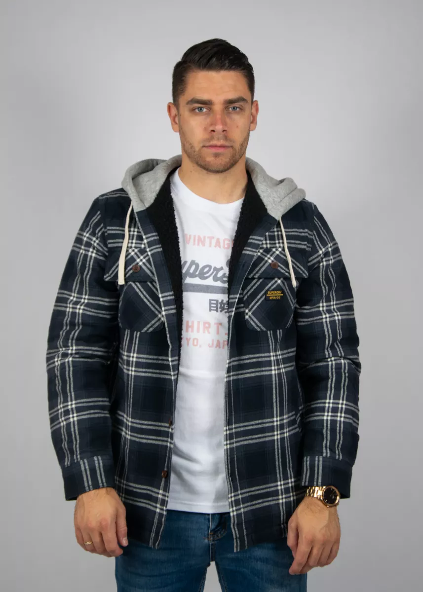 Superdry m4011032a g7t navy window check