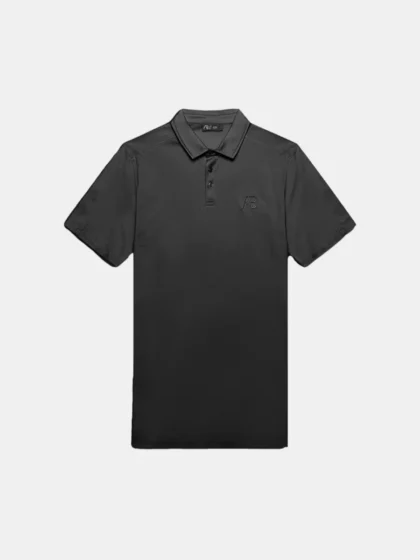 AB Lifestyle premium interlock polo jet black