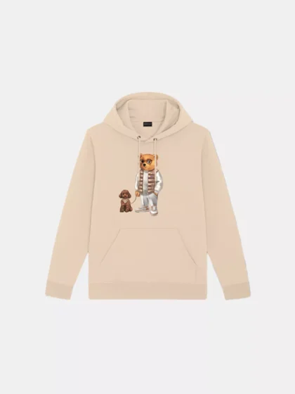 Baron Filou cl hoodie sand brown