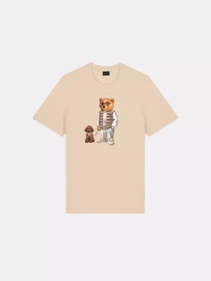 Baron Filou cl t-shirt sand brown