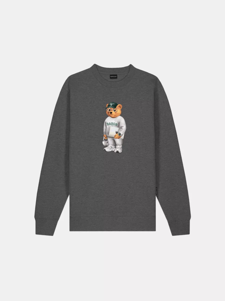 Baron Filou cxlvii pullover stone grey
