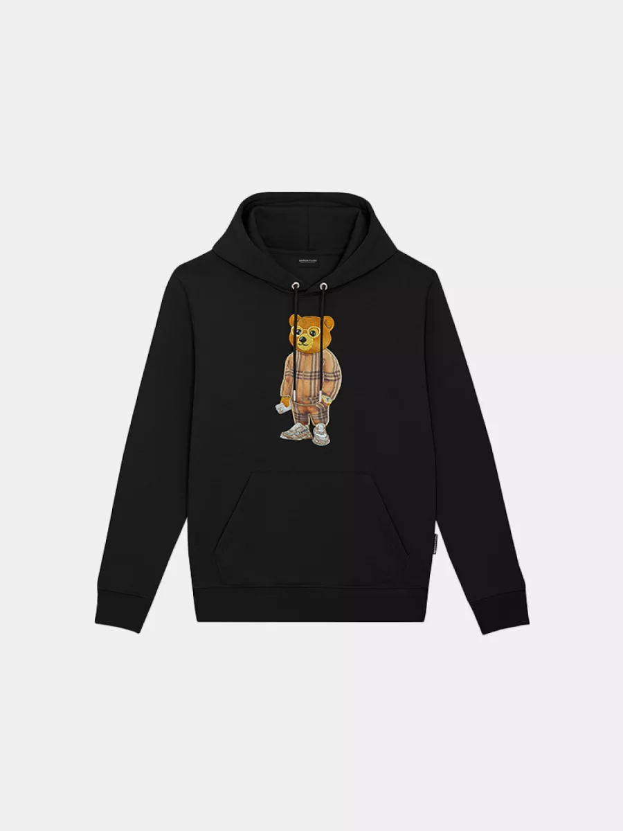 Baron Filou cxlviii embroidered hoodie black