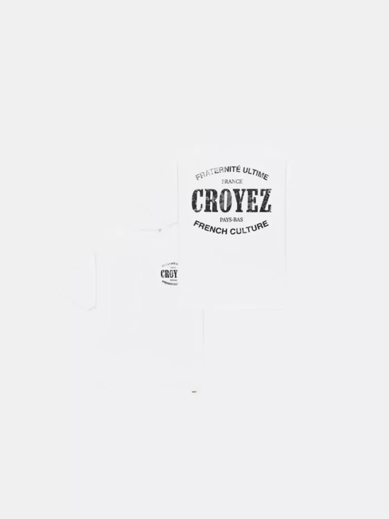 Croyez oversized stamp t-shirt 2100 white