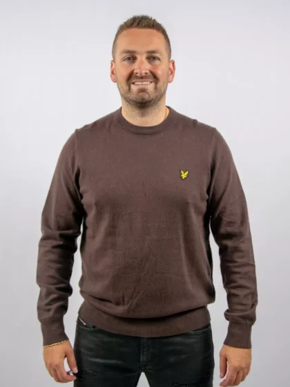 Lyle & Scott kn2110vc x863 espresso