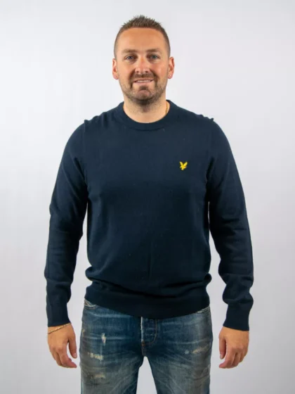 Lyle & Scott kn2110vc z271 dark navy