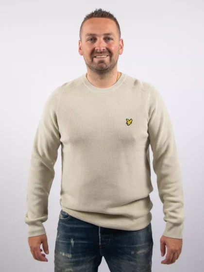 Lyle & Scott kn2303v x865 grey taupe