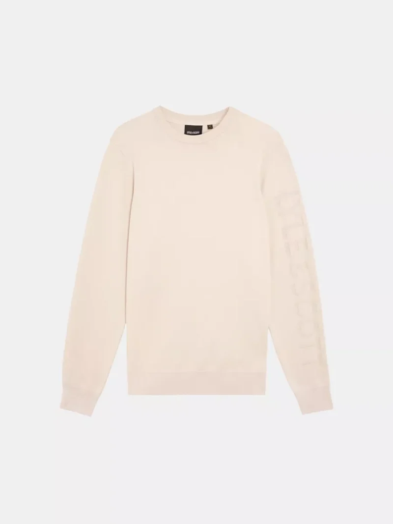 Lyle & Scott kn2316v w503 putty