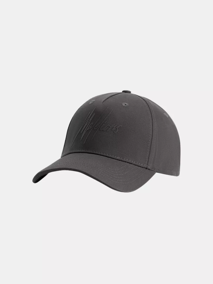 Malelions striped signature cap 696 mulch brown