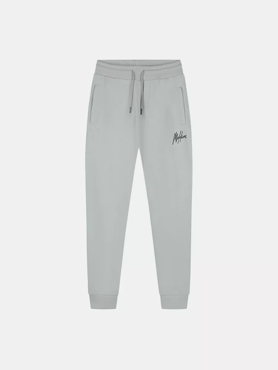 Malelions striped signature sweatpants 691 ocean grey
