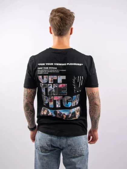 OFF THE PITCH saint slim fit tee 998 black