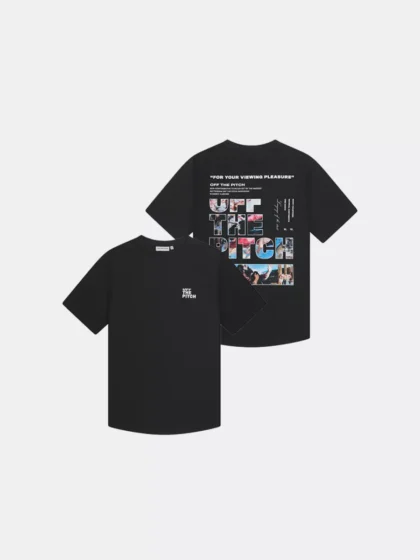 OFF THE PITCH saint slim fit tee 998 black