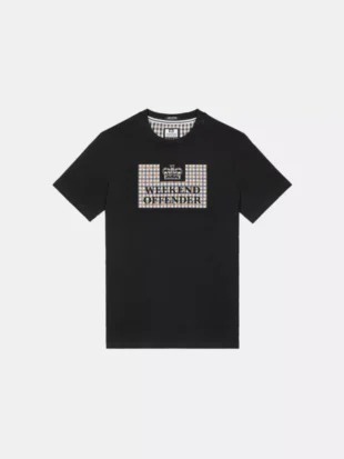 Weekend Offender ts1a27 black/mid house check