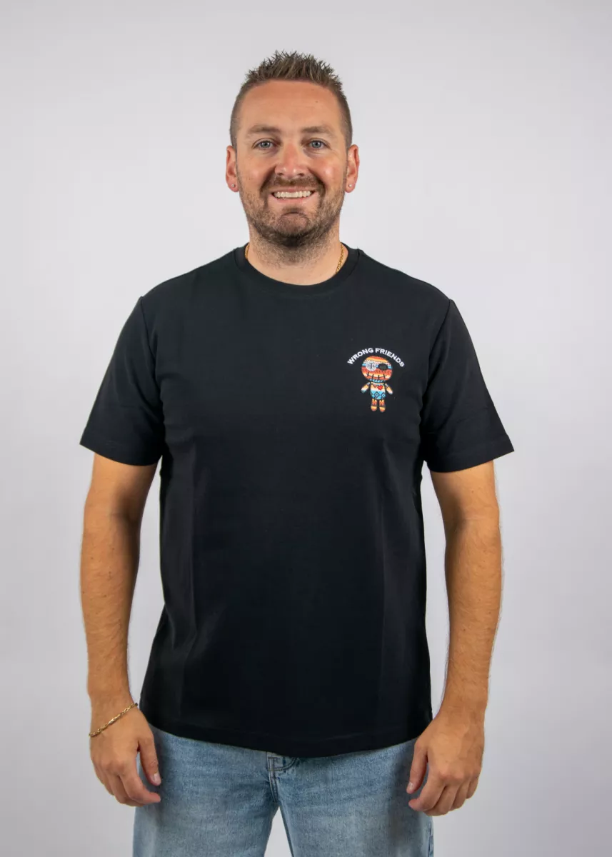 Wrong Friends san benito t-shirt black