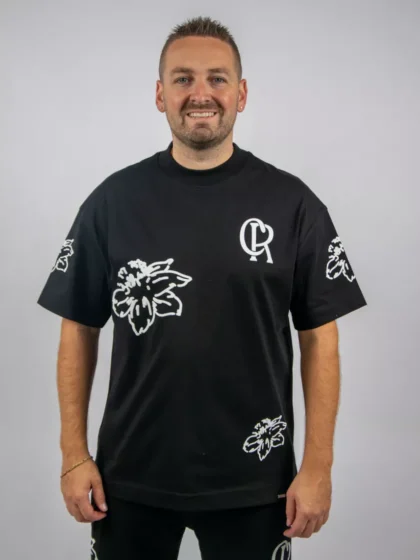 Croyez flower t-shirt 2900 black