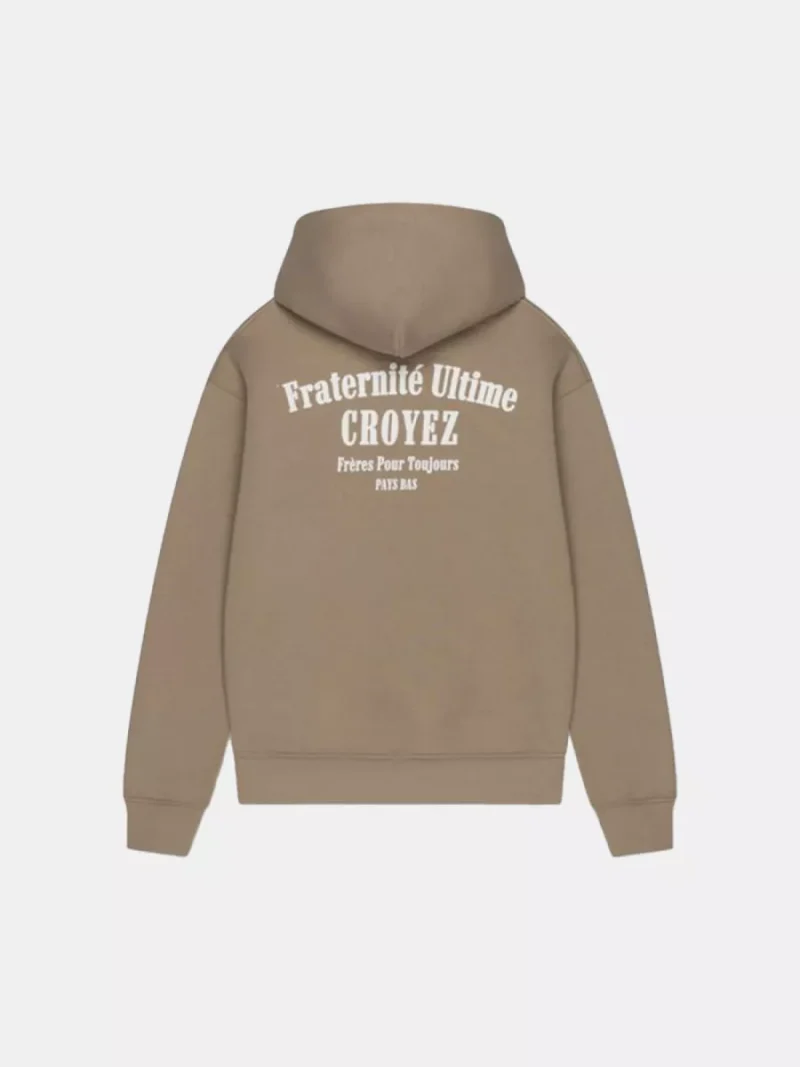 Croyez fraternite hoodie 2103 sand