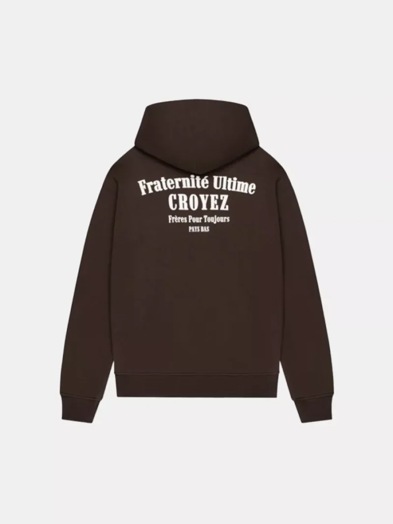 Croyez fraternite hoodie 2903 brown