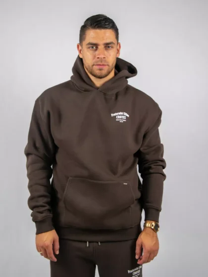 Croyez fraternite hoodie 2903 brown