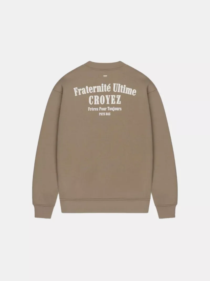 Croyez fraternite sweater 2103 sand