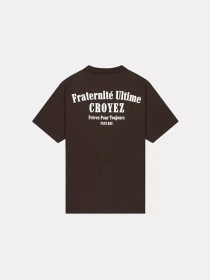 Croyez fraternite t-shirt 2903 brown