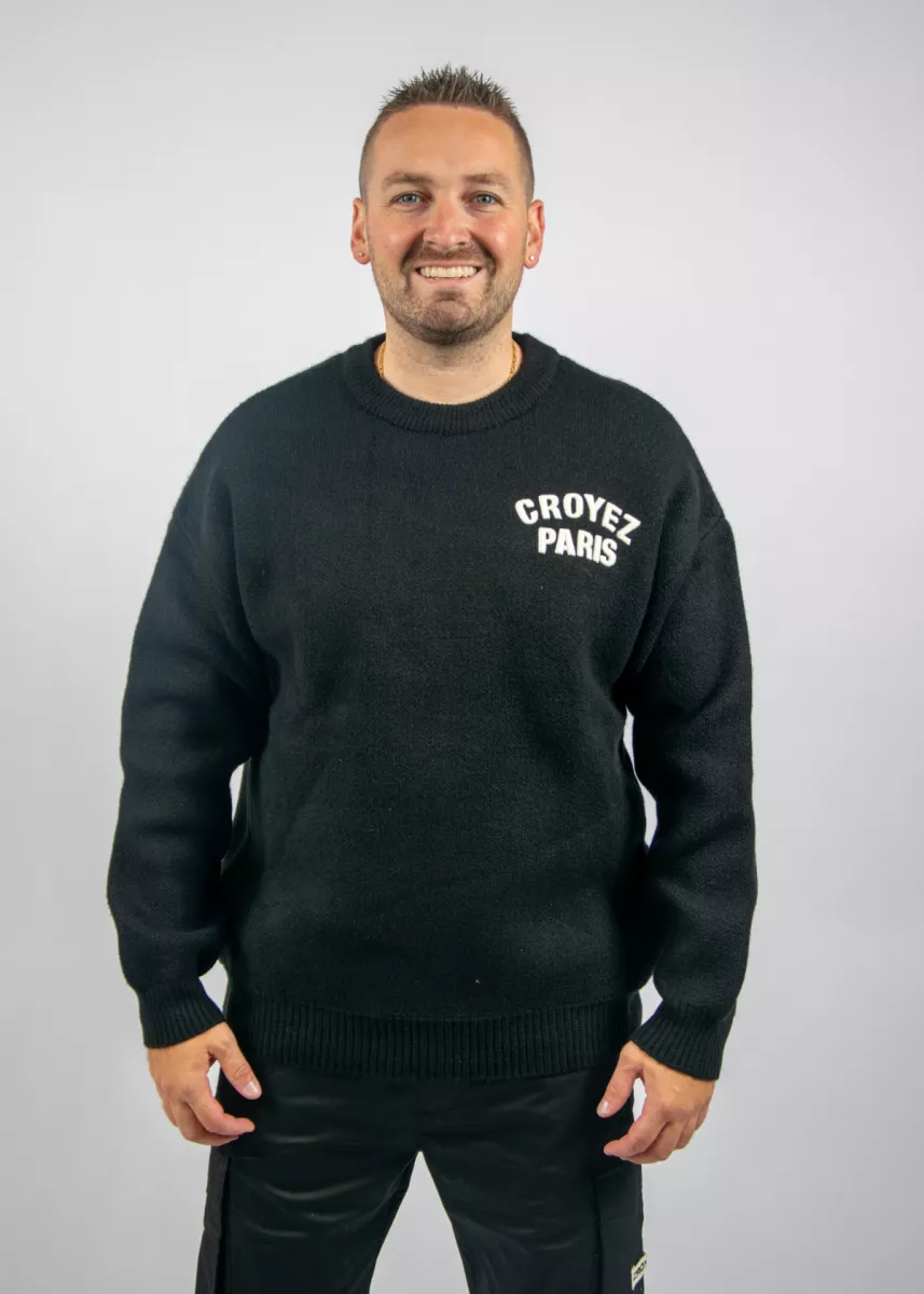 Croyez paris knit sweater 2900 black