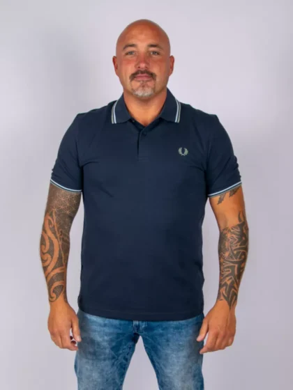 Fred Perry m3600 z47 light smoke/navy