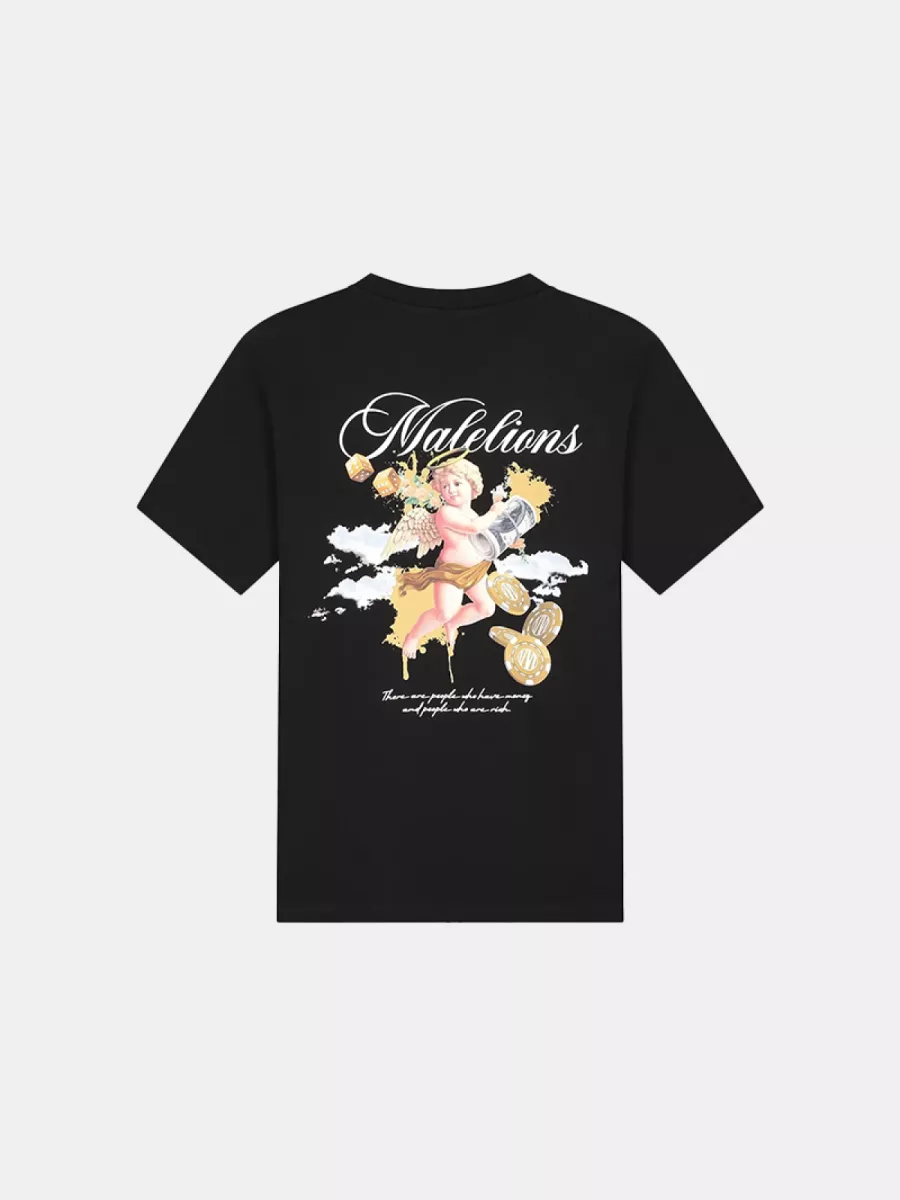 Malelions angel t-shirt 900 black