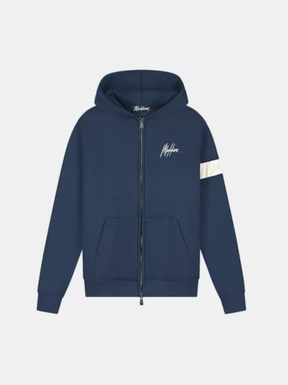 Malelions captain zip hoodie 303 navy