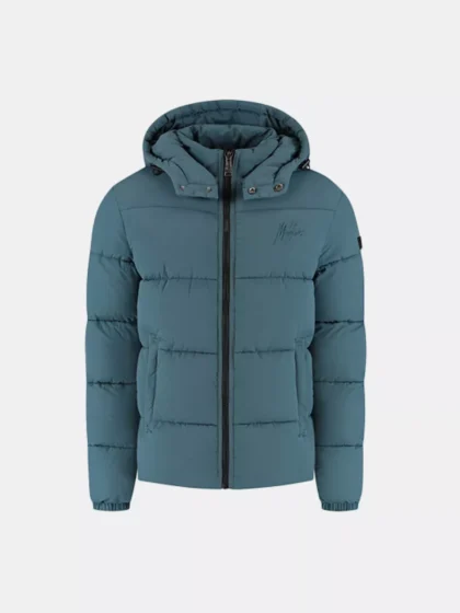Malelions donn puffer jacket 970 blue slate