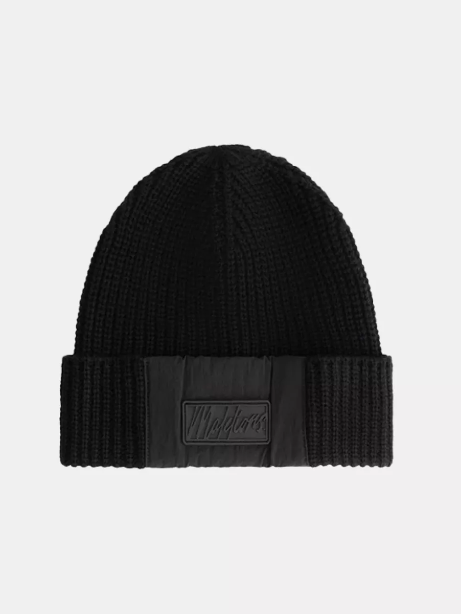 Malelions nylon beanie 900 black