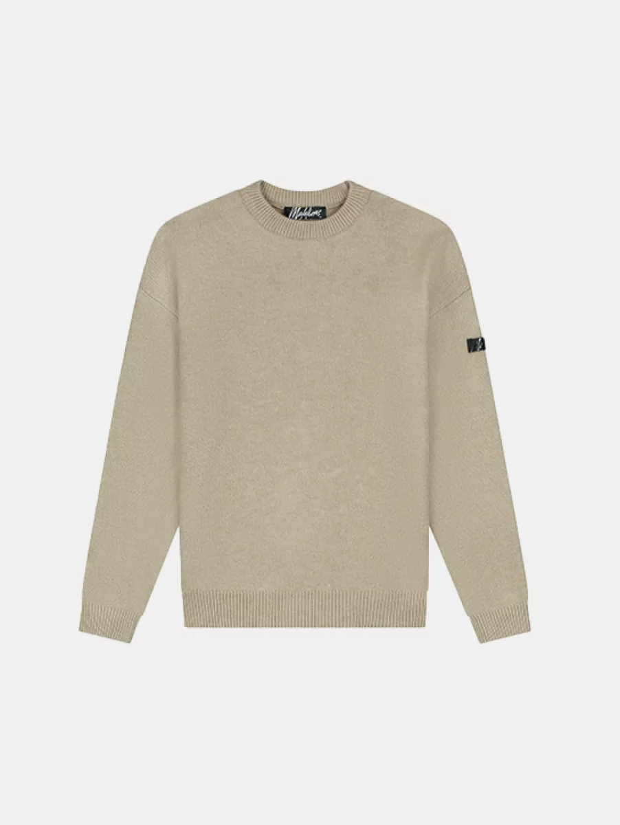 Malelions oversized knitted sweater 120 beige