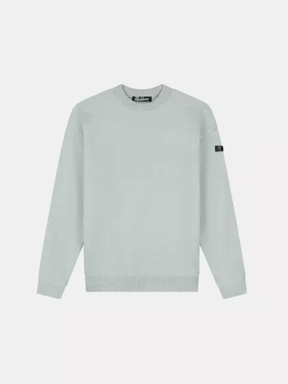 Malelions oversized knitted sweater 691 ocean grey