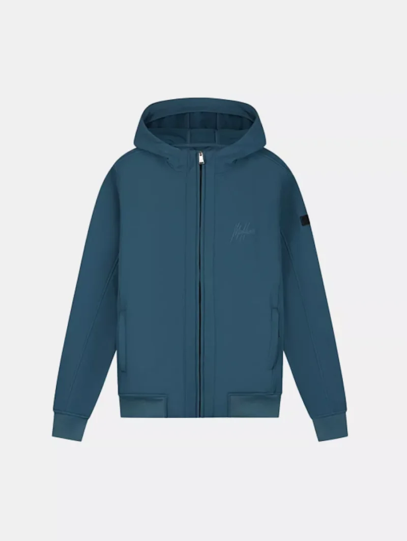 Malelions signature softshell jacket 970 blue slate