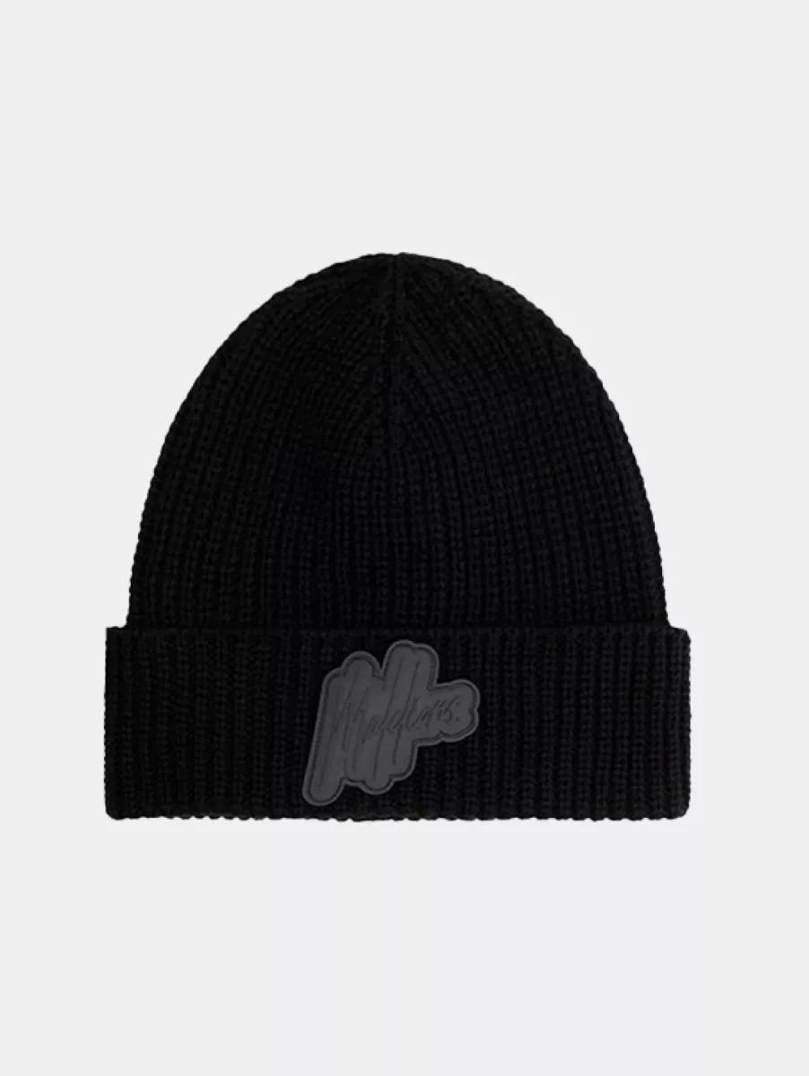 Malelions sport signature beanie 900 black