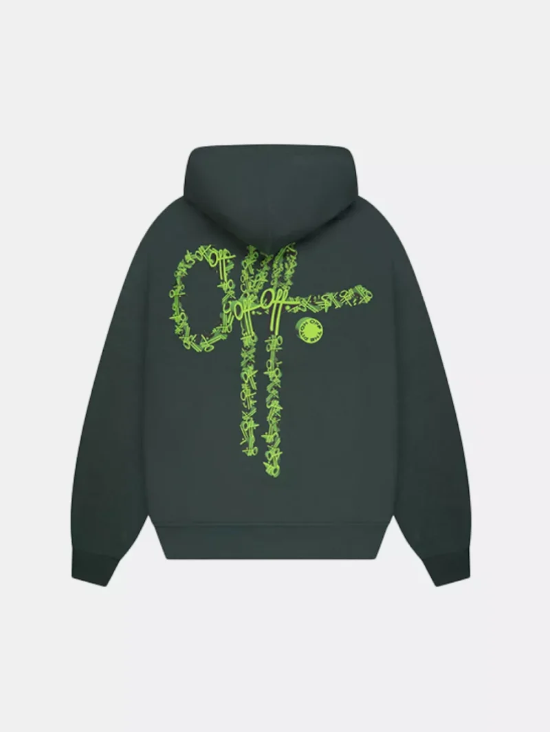 OFF THE PITCH 3d off hood 505 forest green