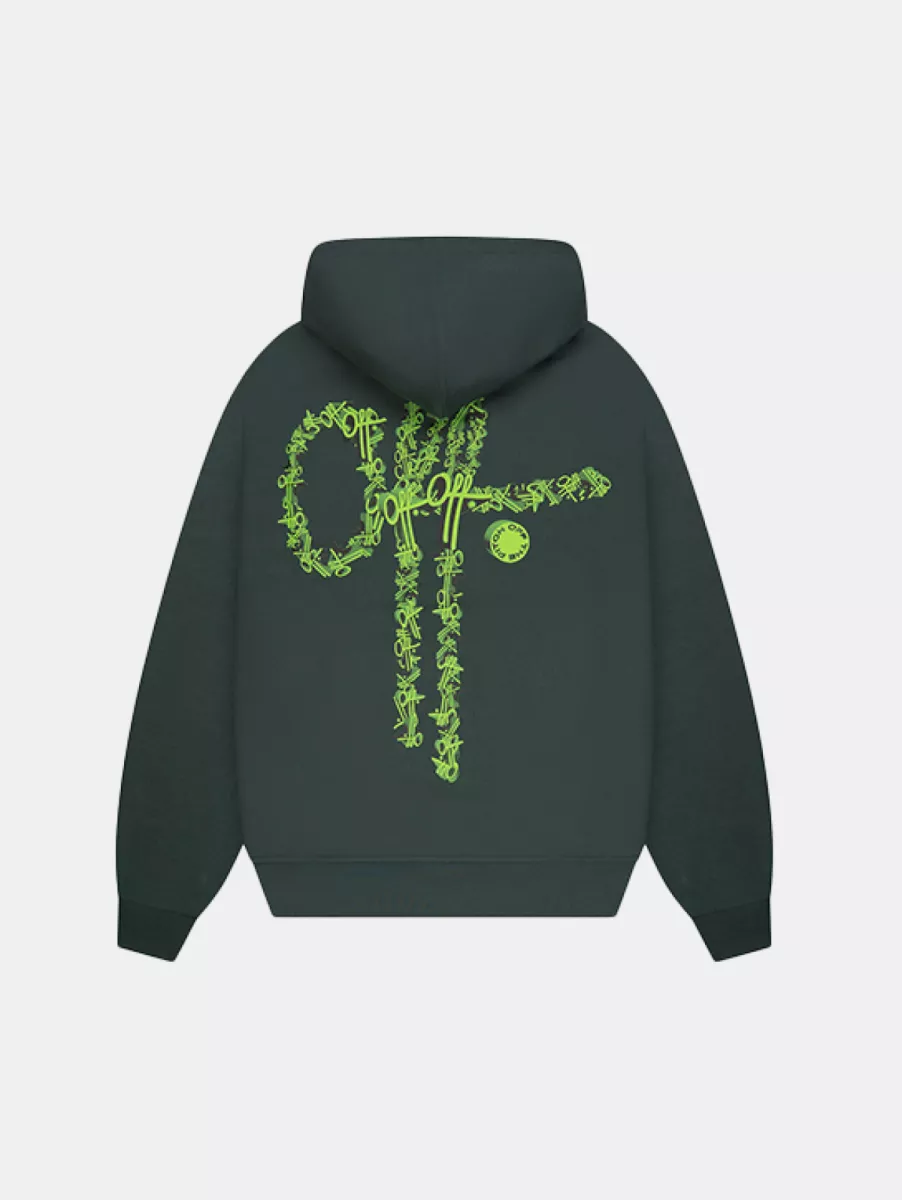 OFF THE PITCH 3d off hood 505 forest green
