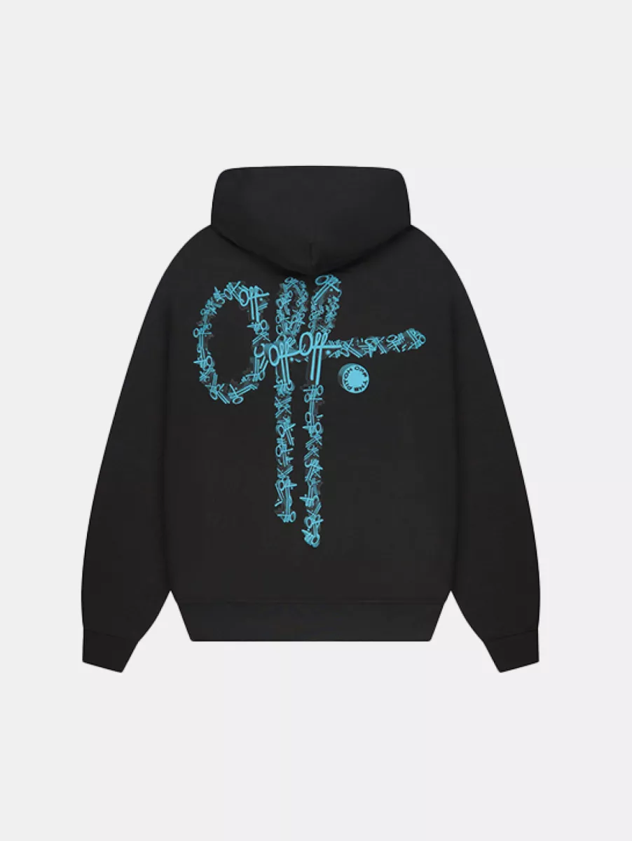 OFF THE PITCH 3d off hood 998 black