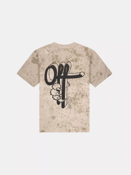 OFF THE PITCH blotch loose fit tee 103 sand