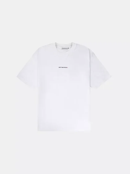 OFF THE PITCH fragile world loose fit tee 100 white