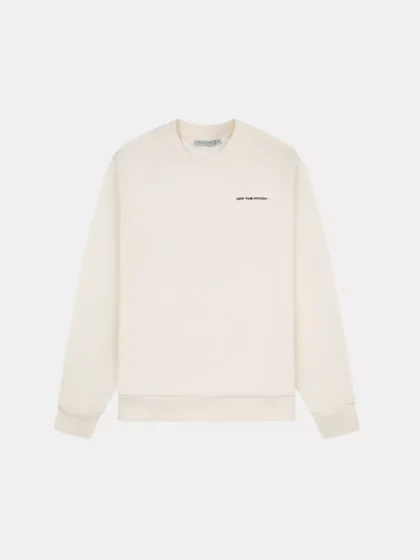 OFF THE PITCH world crewneck 102 off white